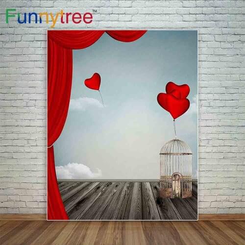 Funnytree photography backdropsFree hearts cage curtain romantic weddingphotocall photography studio funds photo studio backdrop