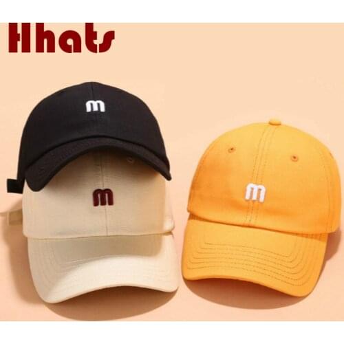 Letter embroidery summer baseball cap hip hop casual cotton men dad hat cap outdoor sports curved male cap hiphop snapback hat