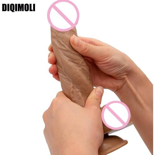 Soft Dildos Realistic Skin Feeling Huge Penis Erotic Thick Phallus Healthy Material Big Dick Sex Toys for Female Masturbation
