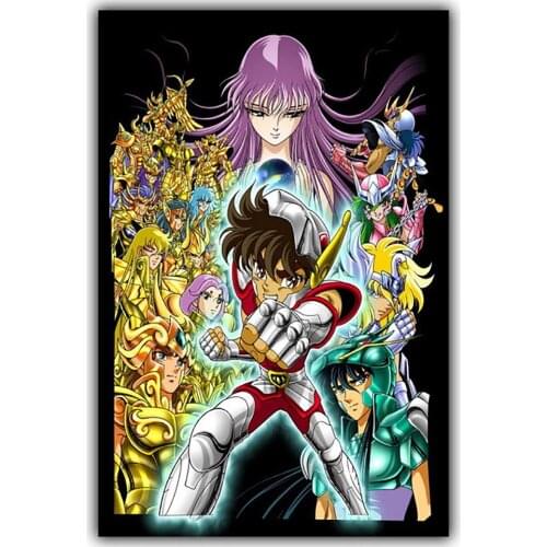 5D DIY Diamond Painting Saint Seiya Painting Cross Stitch Kit Mosaic Diamond Embroidery Rose Full Square Drill Home Decoration