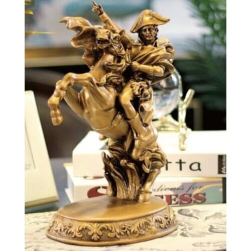 Napoleon Europe type puts horse become handicraft wine ark decorates sitting room office desk Figure statue Sculpture decoration