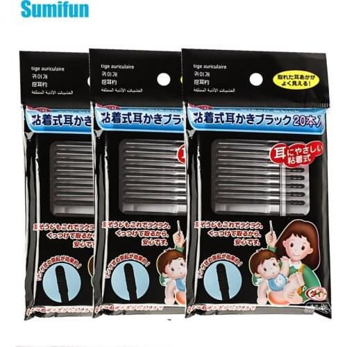 20Pcs Disposable Sterile Ears Cleaner For Adults Children Ear Digging Stick Remove Earwax Anti-itching Ear Cleaning Product Care
