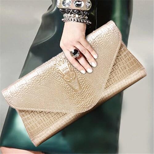 QIAOBAO Women's Leather Clutches