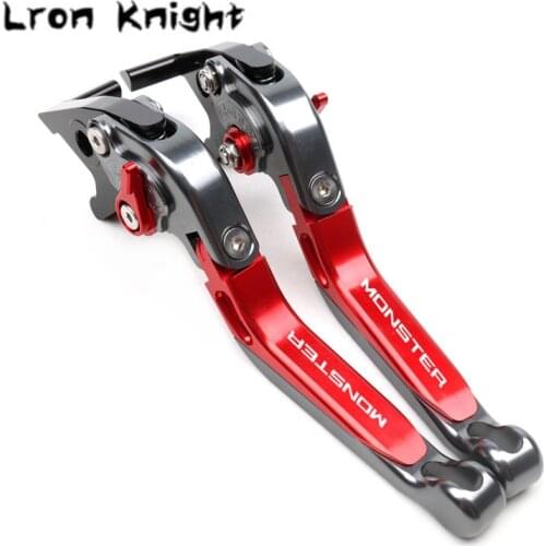 For Ducati M1100 S EVO MONSTER 1100 2009-2013 2012 2011 2010 Motorcycle CNC Adjustable Folding Extendable Brake Clutch Lever