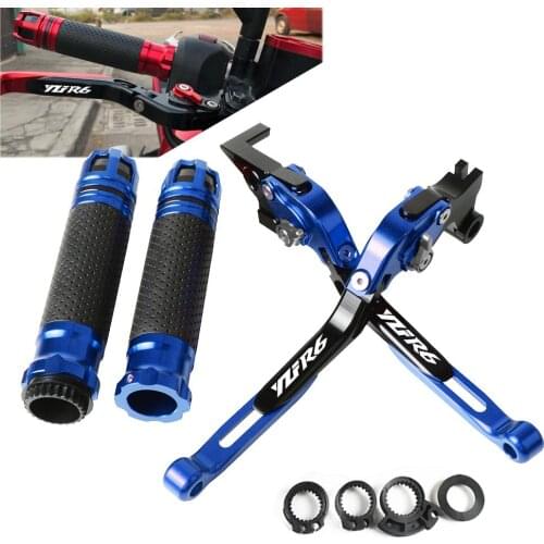 For YAMAHA YZFR6 YZF R6 2005-2015 2016 2006 2007 2008 2009 2010 2011 2012 2013 Motorcycle Brake Clutch Lever Folding Extendable