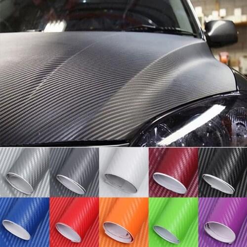 30cmx127cm Carbon Fiber Car Styling Stickers For Infiniti Q50 Mitsubishi ASX Outlander Lancer 10 Ford Focus 2 Accessories