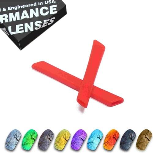 ToughAsNails Resist Seawater Corrosion Polarized Replacement Lenses and Red Ear Socks for Oakley Jawbone - Multiple Options