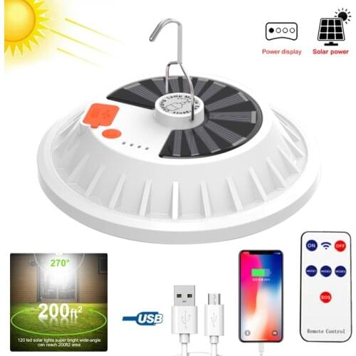 Solar lights outdoor 120 Leds 15000Lm Solar lights IP65 Waterpro of with Wide Anglefor Patio Garden Garage Yard Front Door