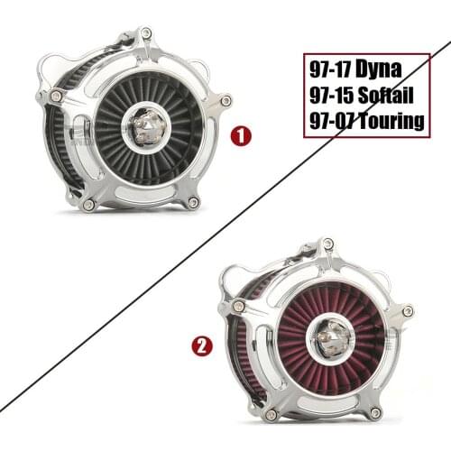 For harley Dyna Softail Cross Bones air cleaner intakes filters Fat Bob 08-17