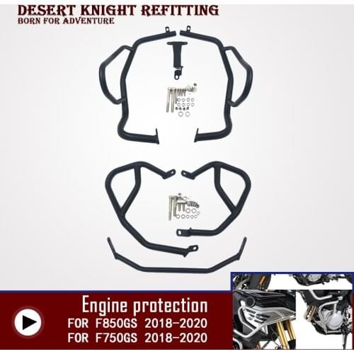 For BMW F750GS F850GS F 750 850 GS 2018 2019 Motorcycle Engine Guard Crash Tank Bar Bumper Upper Lower Fairing Frame Protector