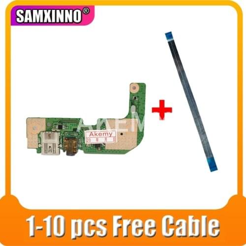 1-10 pcs New Original Akemy For ASUS X555 X555U X555UJ_IO USB AUDIO CARD READER BOARD With Cable REV:2.0 MB 100%Tested Fast Ship