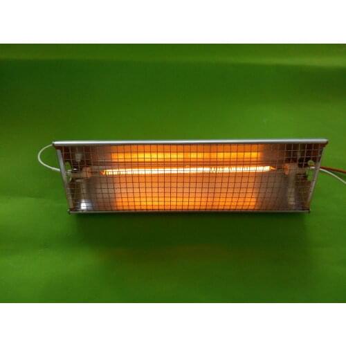 1 220V 500W radiant heater for bathroom oven indoor household electric infrared paint room baking heater aluminum reflector