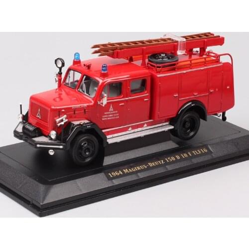 1/43 Yat Ming Classics Germany 1964 MAGIRUS-DEUTZ 150D 10F TLF-16 Fire Truck ENGINE Diecasts & Toy Vehicles Scale Car Toy Models