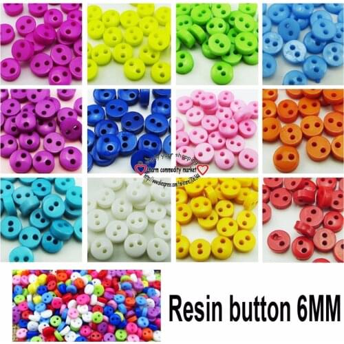 150PCS 6MM mixed Fruit color RESIN buttons coat boots sewing clothes accessories kid shirt pearl button R-084
