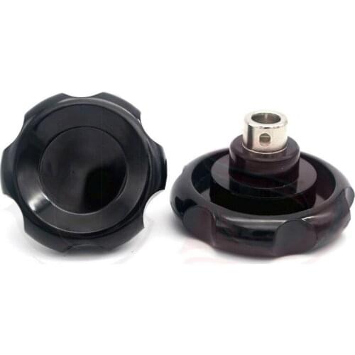 2pcs M8-M10 light hole ripple hand screw nuts bakelite adjustment spoke step lobe knob handle nut 50mm-80mm head diameter