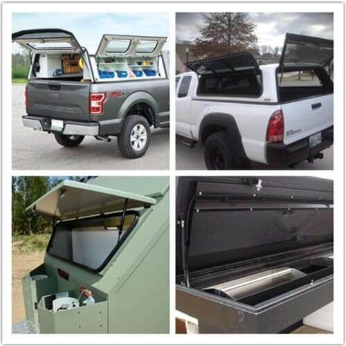7561LN 90N 480mm Tradesman Canopy Truck Cap Window Leer Topper Camper Shell Tool Box Chest Lid Gas Springs