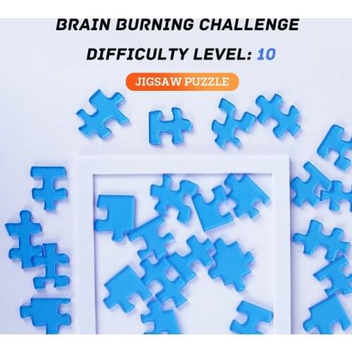 Acrylic Crystal Jigsaw Puzzle For Adults Children DIY Puzzles Jigsaw Puzzl Fabulous Interactive Games Stress Reliever Gift Toy