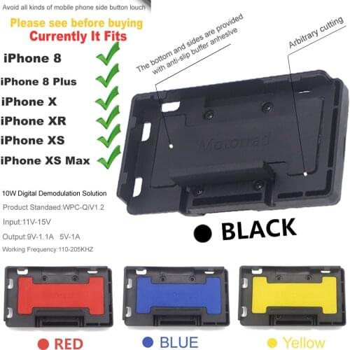 For BMW R1200GS R1250GS ADV S1000XR F750GS F850GS NEW Wireless Charger Fast Charge Mobile Phone Navigation Bracket