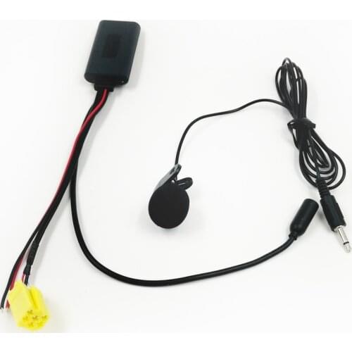 Biurlink 150CM Car Radio Bluetooth 5.0 HIFI Sound Audio AUX Adapter MINI ISO Plug for BENZ SMART 451