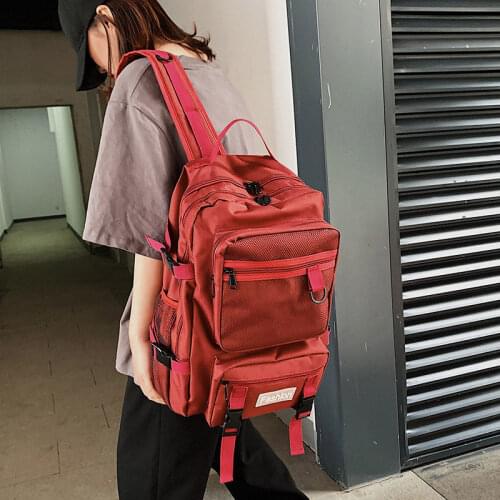 Large Backpack School Bag for Girls Boys Teen Casual Travel Back Pack Men Women Nylon Street Bagpack Youth Backbag Big Capacity