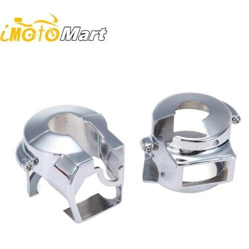 Chrome Motorcycle Aluminum Handlebar Switch Housing Covers for Honda Shadow VT 600 750 VLX Spirit ACE Aero VTX 1300 VT 1300