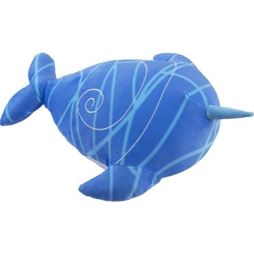 Game Genshin Impact Cosplay Props ToysSwallowing Sky Whale Plush Doll Stuffed Throw Pillow Cartoon Cushion Xmas Birthday Gift