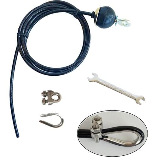 2M/3M/4M/5M Fitness Wire Rope Length Adjustable Gym Heavy Duty Φ5mm Steel Wirerope Workout Home Pulley Cable Machine Accessories