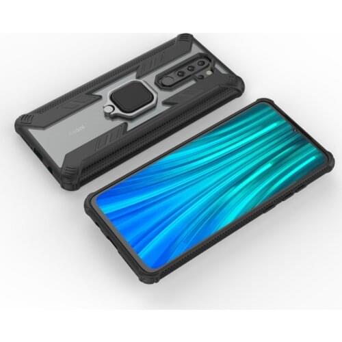Kickstand Armour Phone Case For Redmi Note 8 Pro Note8T K30 K20 MI Note10 Shockproof Tough Armor Cover with Finger Ring Holder