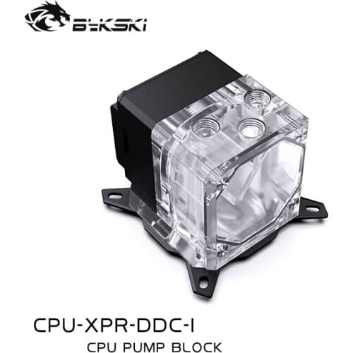 Bykski PC water cooling kit CPU Pump water Block Reservoir Combo set for INTEL 1151 X99 2011 RGB lighting CPU-XPR-DDC-I