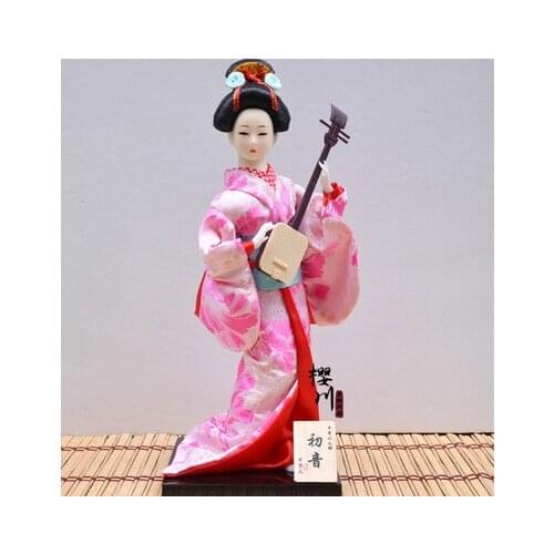 Home Sakurakawa doll doll supplies South Korea Japan geisha kimono doll desktop decoration geisha doll Crafts Home Accessories