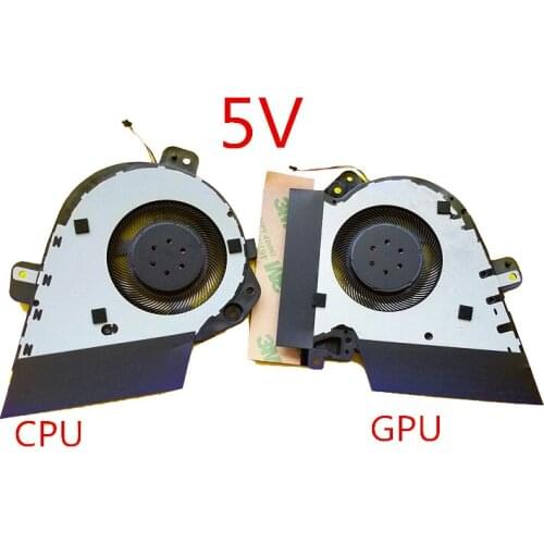 New Original CPU GPU Cooling Fan FOR ASUS ROG GU502DU GU502GV GU505 GA502D 5V
