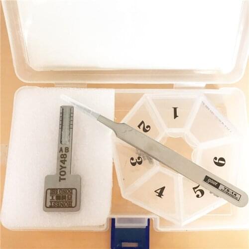 Original Honest TOY48 car key moulds Locksmith tools for Car Key Profile Modeling for Toyota/Lexus car key duplicating Locksmith