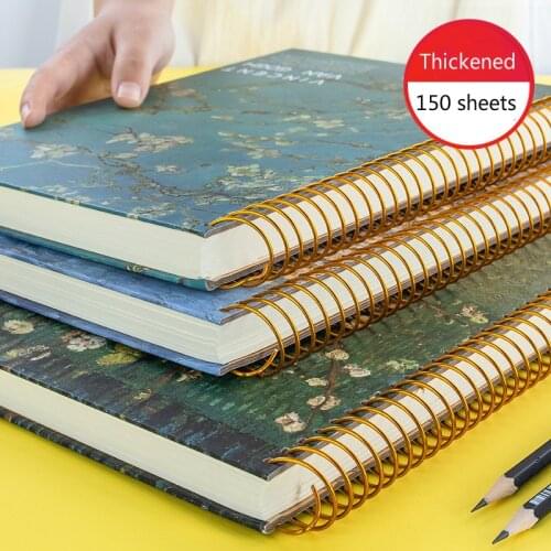 Agenda 2021 Planner New 150 Sheets Thick Vintage Van Gogh Journals Notebooks Daily Notepad Office School Stationery Sketchbook