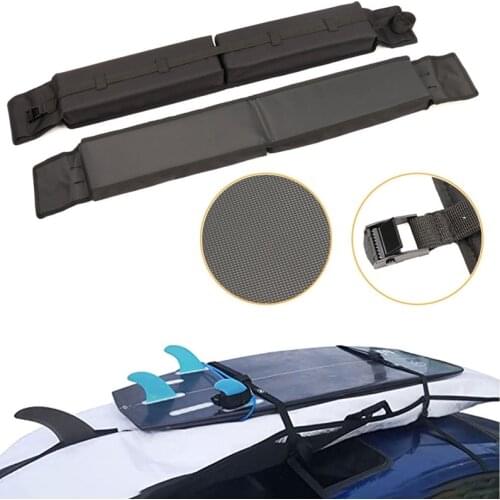 Universal Foldable Car Roof Racks Top Luggage Carrier Rack Carry Load Baggage 600D Oxford Car Surf Long Roof Rack Pads
