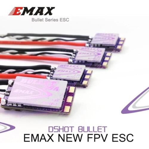 1/4pcs EMAX Original New BLHeli-S DSHOT Bullet FPV ESC 6A 12A 15A 20A 30A 35A Pro BLHeli s Speed Controller RC racing drone