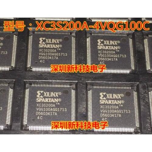 100% Original New 5pcs/lot XC3S200A XC3S200A-4VQ100C XC3S200A-4VQG100C TQFP100