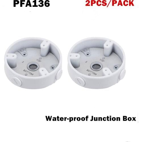 2PCS/PACK PFA136 Waterproof Junction Box PFA136 for IP Camera HDCVI Camera PTZ CCTV Camera Security Camera Mini Dome Camera