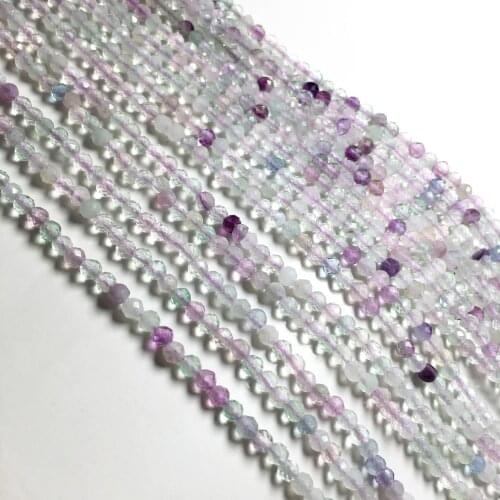 36cm Natural Blue Sky Stone Beads Small Faceted Loose Beads for Jewelry Making Necklace DIY Bracelet Accessories 2 3mm