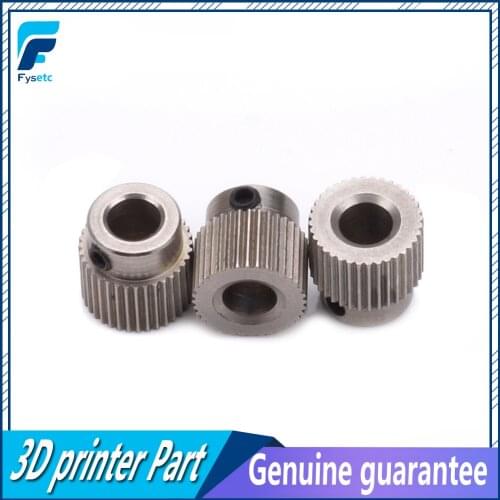 5pcs 3D printer accessories 36 teeth MK7 / MK 8 stainless steel planetary gear wheel extruder feed extrusion wheel