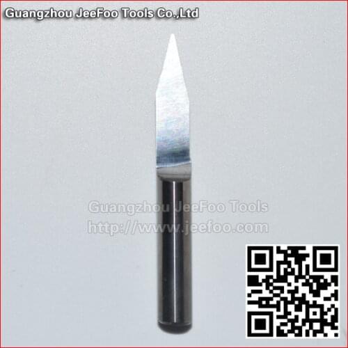 6*30 degree*0.4*25H*50L Solid Carbide Tool / Flat Bottom Wood Engraving Router Bits,End mill engraving blade