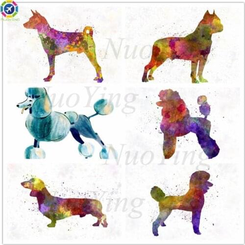 Diamond Staffordshire Terrier American Pet Dog Diamond Embroidery Basenji Dachshund Poodle Mosaic Picture Cross Stitch Wall Art
