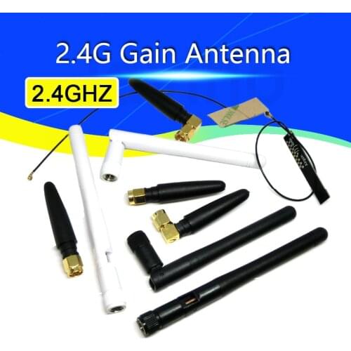 3dBi 2.4ghz WIFI Antenna SMA Male Router Bluetooth Antennas Wireless Module 2.4g Antena External Aerial RP-SMA-J spring