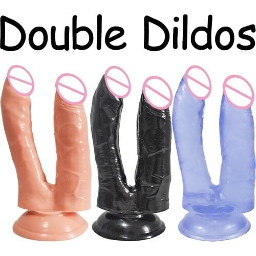 Erotic Double Dildos Strapon Dick Sexshop Adult Sextoy Femme Anal Consolador Penis Gay Gode Lesbian Godemichet Juguetes Sexuales