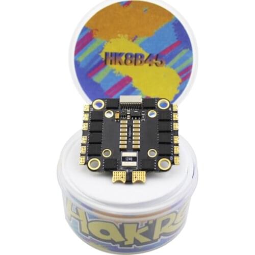 HAKRC HK8B45 BLheli_S 2-6S 45A 20/30.5mm Dual Hole FPV Brushless ESC for RC FPV Racing Freestyle Long Range 5/6/7inch Drones