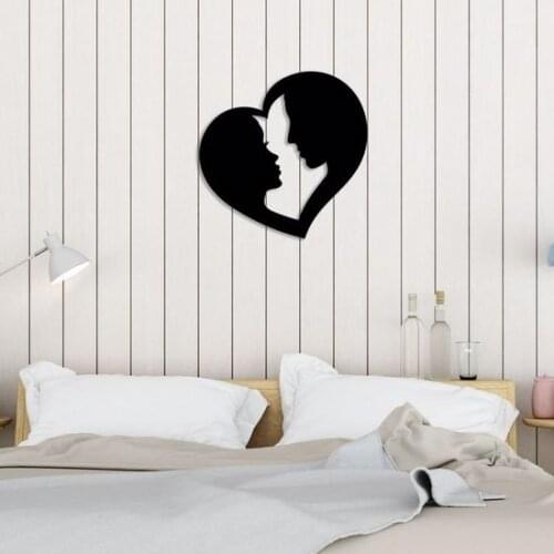 HLO 2021 Black Wooden Decorative Couple Heart Table 5 mm Stylishly designed gift for lovers Healty Product Laser Cutt