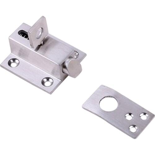 WSFS Hot Door Lock Slide Bolt Stainless Steel Door Latch Bolt Latch for Bathroom, Toilet, Shed, Bedroom, Furniture lock picking