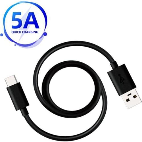 Fast Charging Type C Cable 5A USB C Data Cord For Samsung S20 Huawei P40 Xiaomi 10 9 1M/1.5M/2M Mobile Phone USB-C Charger Wire