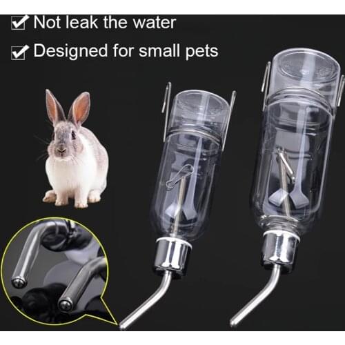 Hot Newest Small Animal Bottle Hanging Waterer Hamster Hanging Type Anti-leakage Automatic Water Feeder Stainless Steel Faucet