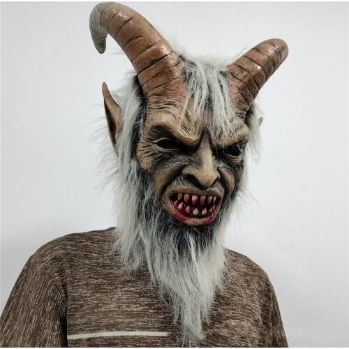 Face Mask Devil Cosplay Masks Anime Mascarillas Halloween Demon Latex Masques Terror Costumes Props Masquerade Helmets