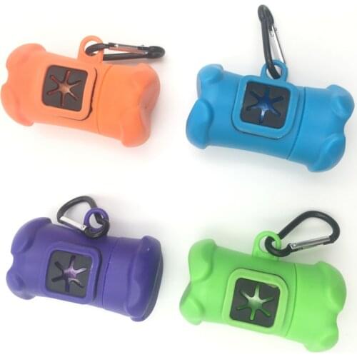 Dog Carriers Bags Pet Dog Poo Garbage Clean Up Bags Holder Garbage Plastic Bags for Cats Dogs Garbage Bag